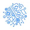 Print Illustration of social media concept